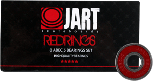 Skateboard Bearings Jart Abec 5 Red |Universo Extremo Boards