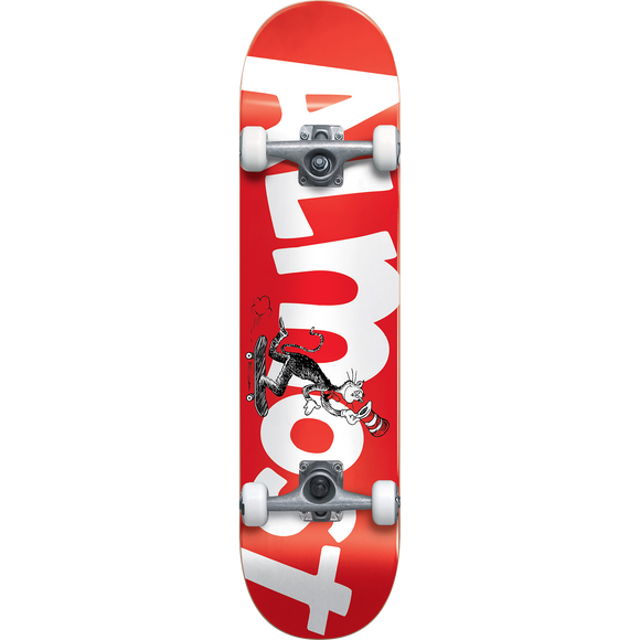 Almost Cat Push Complete Skateboard -7.0 Red 