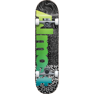 Almost Ct Logo Complete Skateboard -7.0 Black/Green 
