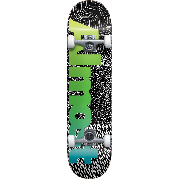 Almost Ct Logo Complete Skateboard -7.0 Black/Green 