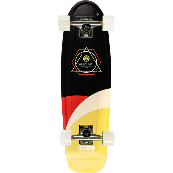 Aluminati Ecliptic Jerry Cruiser Complete Skateboard - 8.12x28