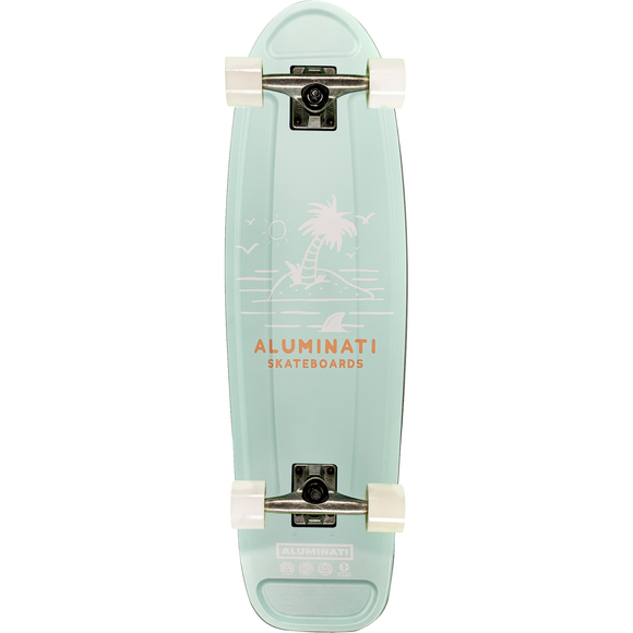 Aluminati Surf Jerry Cruiser Complete Skateboard -8.12x28