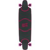 DB Longboards Wanderer Complete Skateboard -10x39 Black/Pink