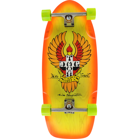 Dogtown Bigfoot Complete Skateboard - 11.87x30.75 Yellow/Orange Fade 