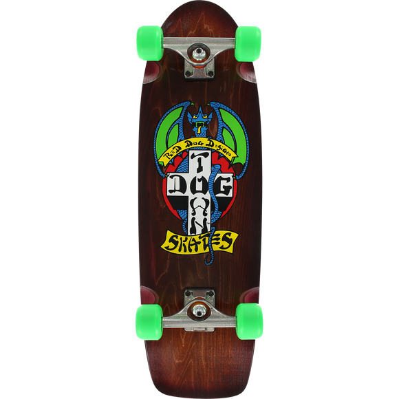 Dogtown Red Dog Rider Complete Skateboard - 9x30.25 Brown 