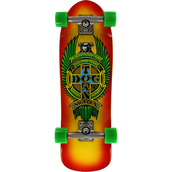 Dogtown Dressen Mini Complete Skateboard -8.62x28.5 Yellow/Red