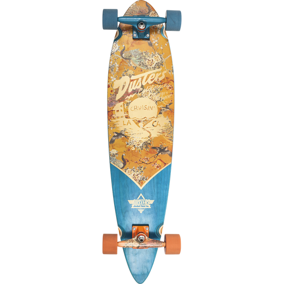 Dusters Cruisin Kimono Lb Complete Longboard Skateboard -8.75x37 Org 