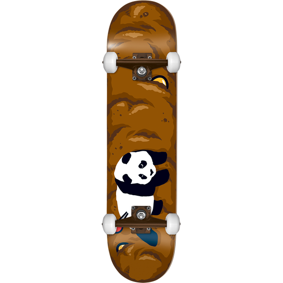 Enjoi Logo Crap Complete Skateboard -7.75 Brown 