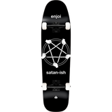 Enjoi Satan-Ish Cruiser Complete Skateboard -8.5x32 Black 
