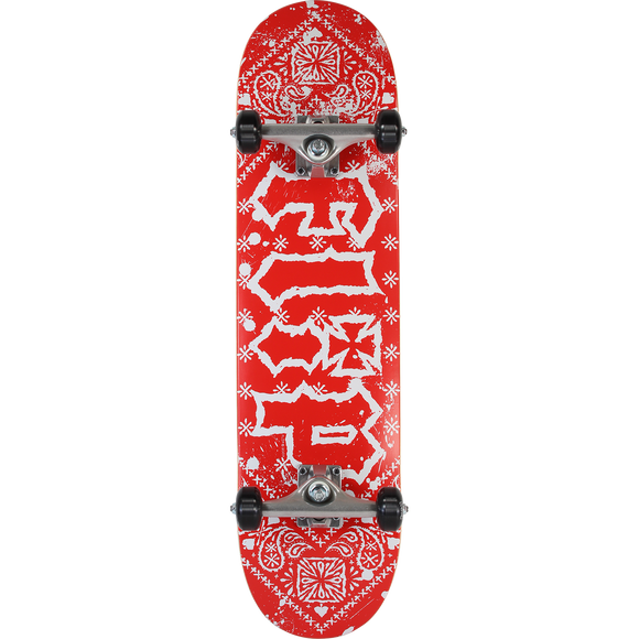 Flip Hkd Bandana Complete Skateboard -8.0 Red 