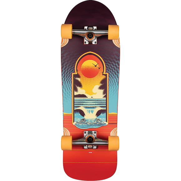 Globe Aperture Cruiser Complete Skateboard -9.5x31 Cult Of Freedom Portal 
