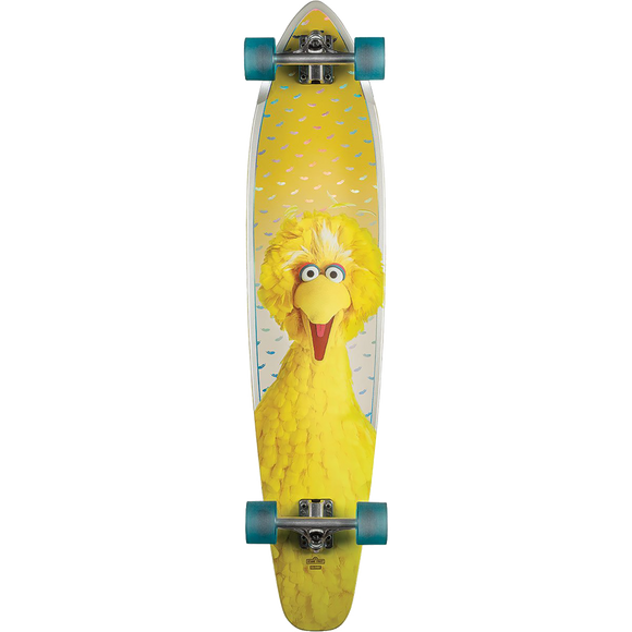 Globe Byron Bay Sesame Street Big Bird Complete Skateboard -9.5x43 