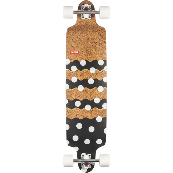 Globe Bannerstone Complete Longboard Skateboard -9.75x41 Cork/Dots 