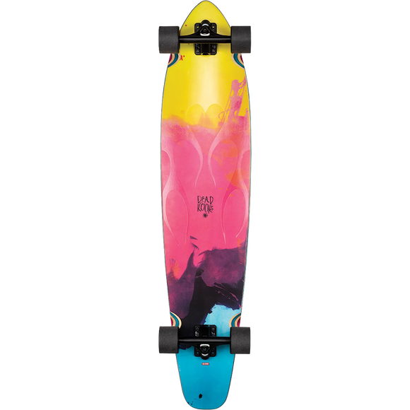 Globe Byron Bay Complete Longboard Skateboard -9.5x43 Cmyk Clear Flame 