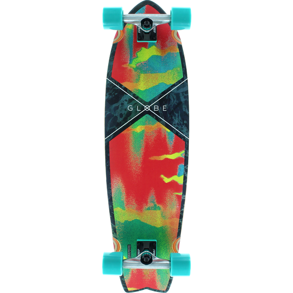 Globe Chromantic Complete Longboard Skateboard -9.7x33 Melted Melon | Universo Extremo Boards Skate & Surf