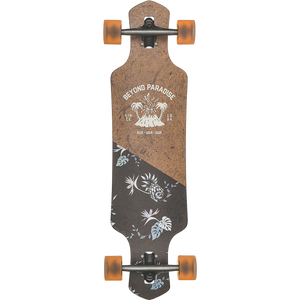 Globe Geminon 35 Complete Longboard Skateboard -9x35 Coconut Nectar 