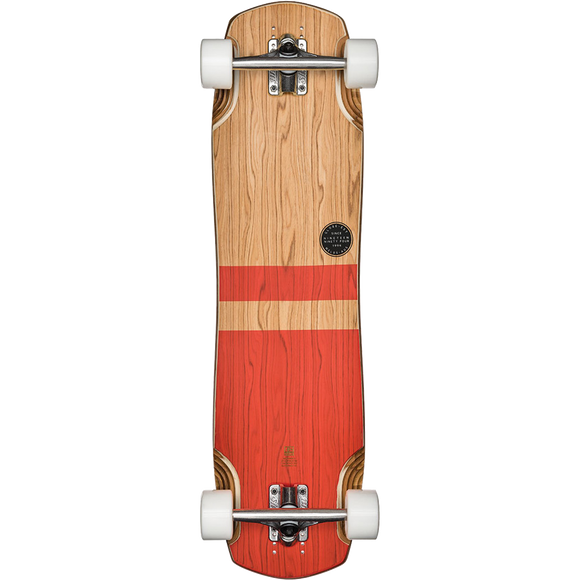 Globe Geminon Evo 34 Complete Skateboard -9x34 Olive/Red  