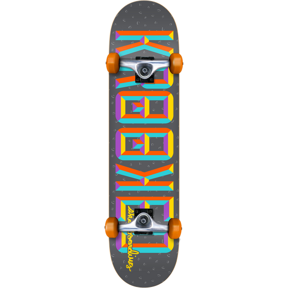Krooked Bevel Md Complete Skateboard -7.75 Charcoal | Universo Extremo Boards Skate & Surf