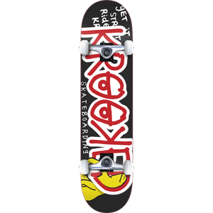 Krooked Right Hook Lg Complete Skateboard -8.0 Black/Red | Universo Extremo Boards Skate & Surf