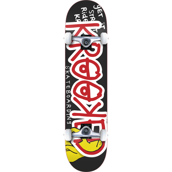 Krooked Right Hook Lg Complete Skateboard -8.0 Black/Red | Universo Extremo Boards Skate & Surf