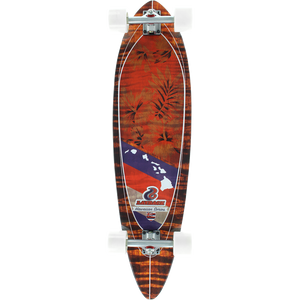 Layback Hawaiian Fauna Complete Skateboard -9.75x38 