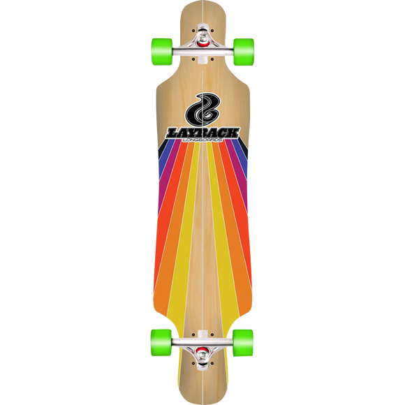 Layback Sunstripe Drop Through Complete Longboard Skateboard -9.75x40 Bamboo 
