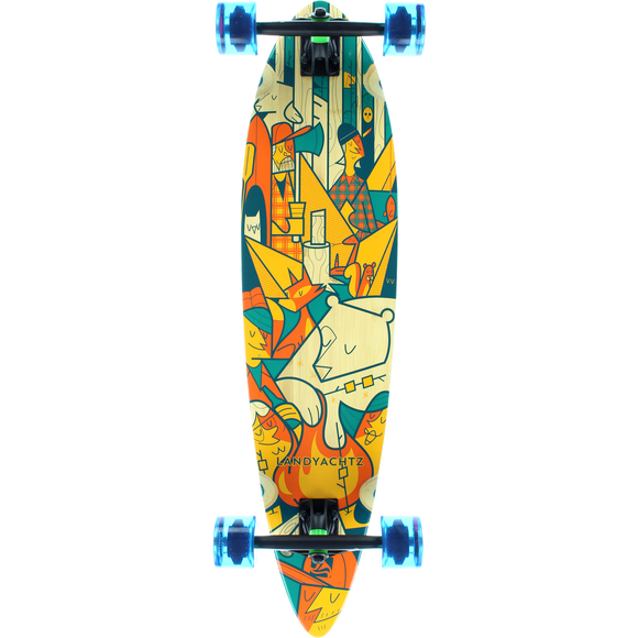 Landyachtz Bamboo Chief Camping Complete Longboard Skateboard -8.75x36 | Universo Extremo Boards Skate & Surf