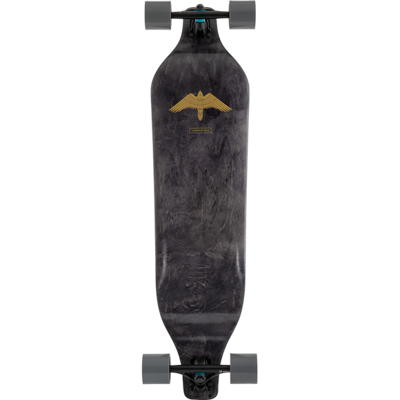 Landyachtz Evo 40 Falcon Complete Longboard Skateboard -9.8x40 Black 