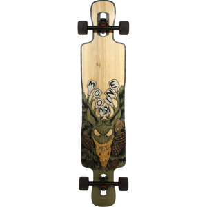 Moonshine County Line Soft-Flex Complete Longboard Skateboard -9.5x43.75 Natural | Universo Extremo Boards Skate & Surf