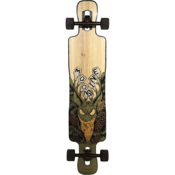 Moonshine County Line Soft-Flex Complete Longboard Skateboard -9.5x43.75 Natural | Universo Extremo Boards Skate & Surf