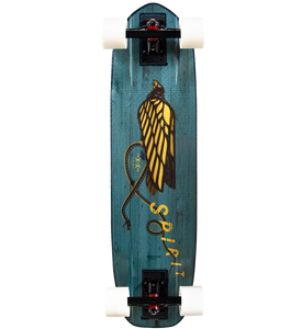 Moonshine Spirit Complete Skateboard -9x34 Teal/Yellow