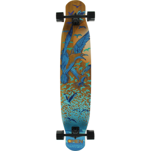 Omen Flock Complete Longboard Skateboard -9.5x46 