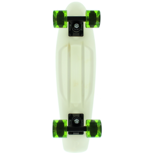 Penny 22" in Ghost Glow/Black/Clear Green - Complete Skateboard | Universo Extremo Boards Skate & Surf