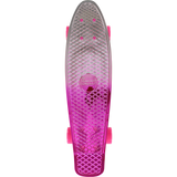 Penny 22" Cruiser Complete Skateboard Metalliac Fade Silver/Pink