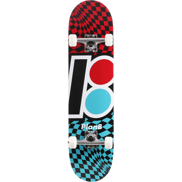 Plan B Checker Complete Skateboard -7.85 