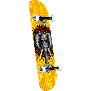 Powell Peralta Vallely Elephant Complete Skateboard -8.0 Yellow 