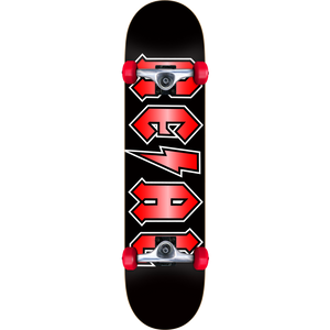 Real Deeds Metallics Complete Skateboard -8.0 Black/Red 