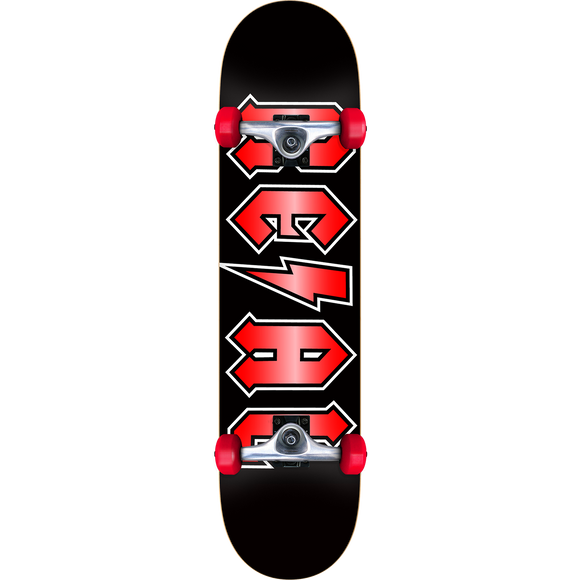 Real Deeds Metallics Complete Skateboard -8.0 Black/Red 