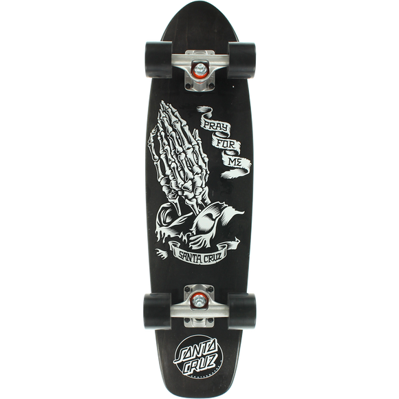 Santa Cruz Pray For Me Skeleton Jammer Complete Skateboard -7.4x29.1 | Universo Extremo Boards Skate & Surf