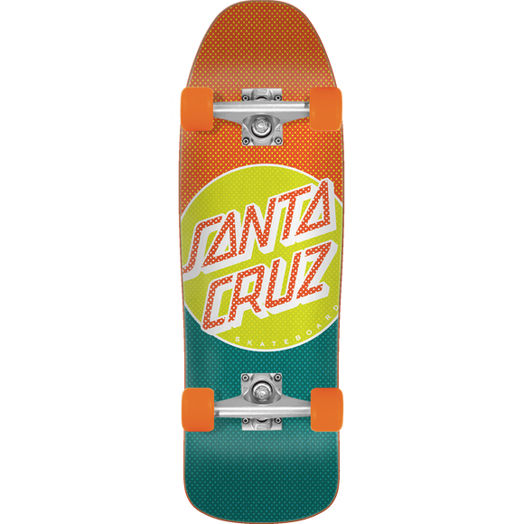 Santa Cruz Process Dot 80'S Cruiser Complete Skateboard -9.35x31.7