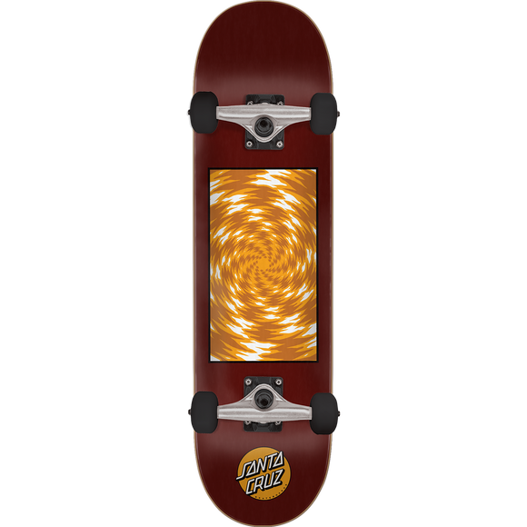 Santa Cruz Tortile Complete Skateboard -7.8 Red/Gold 