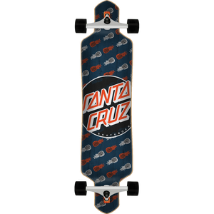 Santa Cruz Tropic Dot Drop Through Complete Skateboard -9.2x41 