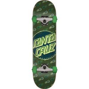 Santa Cruz Tropic Dot Complete Skateboard -8.0 Green 