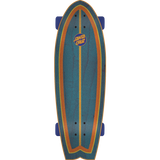 Santa Cruz Wave Dot Shark Cruiser Complete Skateboard -8.8x27.7