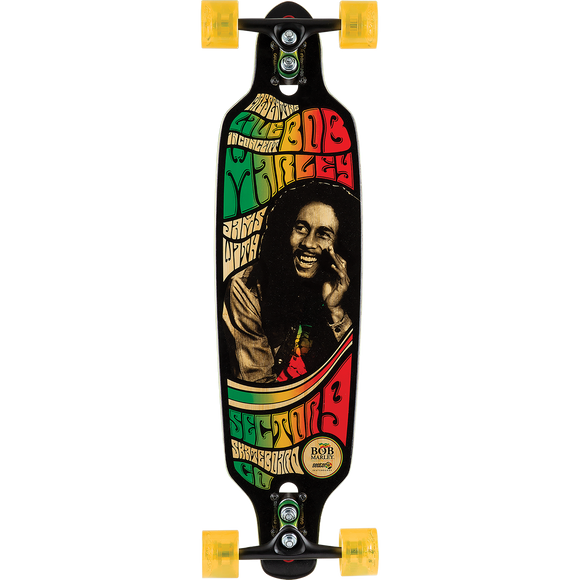 Sector 9 Bamboo Bob Marley Rastaman Complete Skateboard -8.75x34 