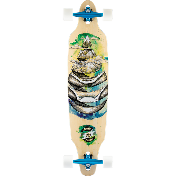 Sector 9 Bamboo Droplet Lookout Complete Skateboard -9.62x41.12 