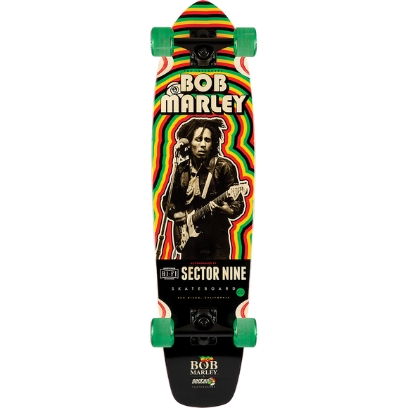 Sector 9 Bamboo Trenchtown Rock Complete Skateboard -8.7x34 