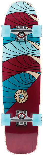 Sector 9 Cyclone Maroon Complete Skateboard -8x30.75 | Universo Extremo Boards Skate & Surf