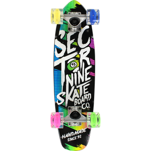 Sector 9 Steady Glow 2015/2016 Complete Skateboard -6.75x25 Black | Universo Extremo Boards Skate & Surf