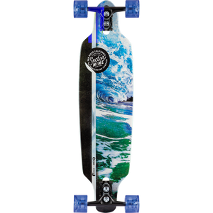 Sector 9 Flux Mini Fractal Complete Skateboard -8.75x34 Sidewinder 